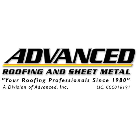 advanced roofing & sheet metal|advanced roofing products.